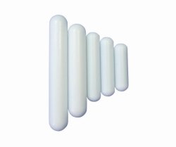 LLG-Magnetic stirring bars, cylindrical, PTFE, eco pack