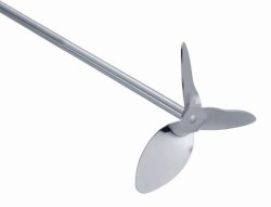 Propeller stirring rotors, 3-blade, stainless steel 1.4305