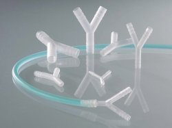 Tubing connectors, Y-shape, PP